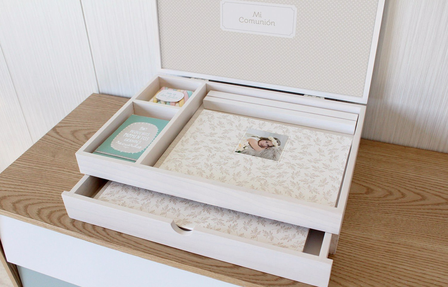 álbum + caja con cajón